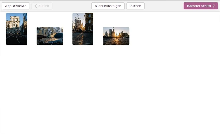 Select photos for watermarking from Google Photos