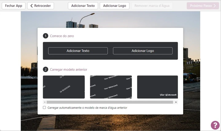 foto com marca dagua