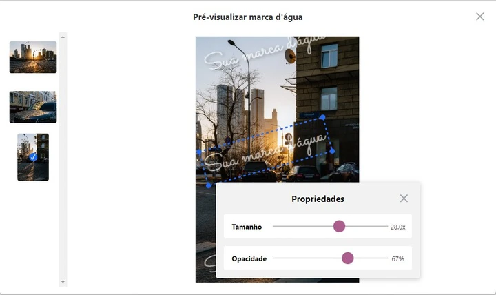 foto com marca dagua