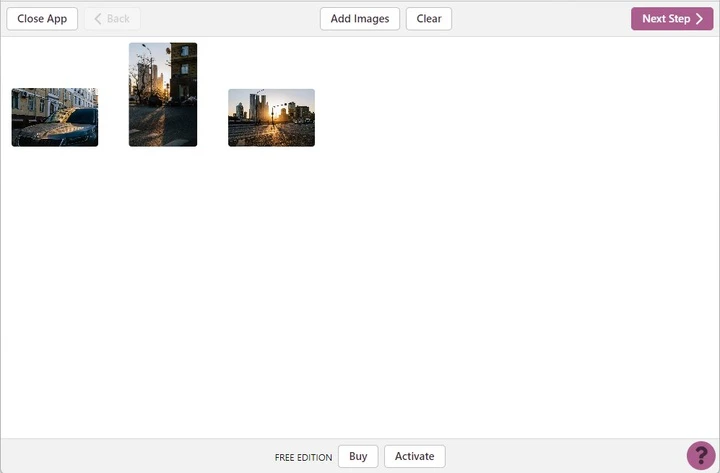 Select photos for watermarking from Google Photos