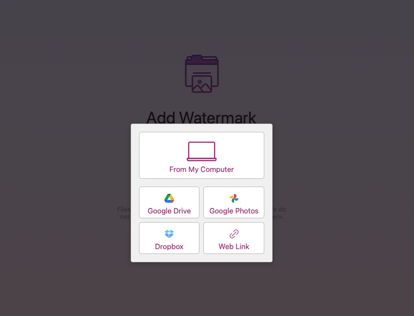how to make a watermark for photos